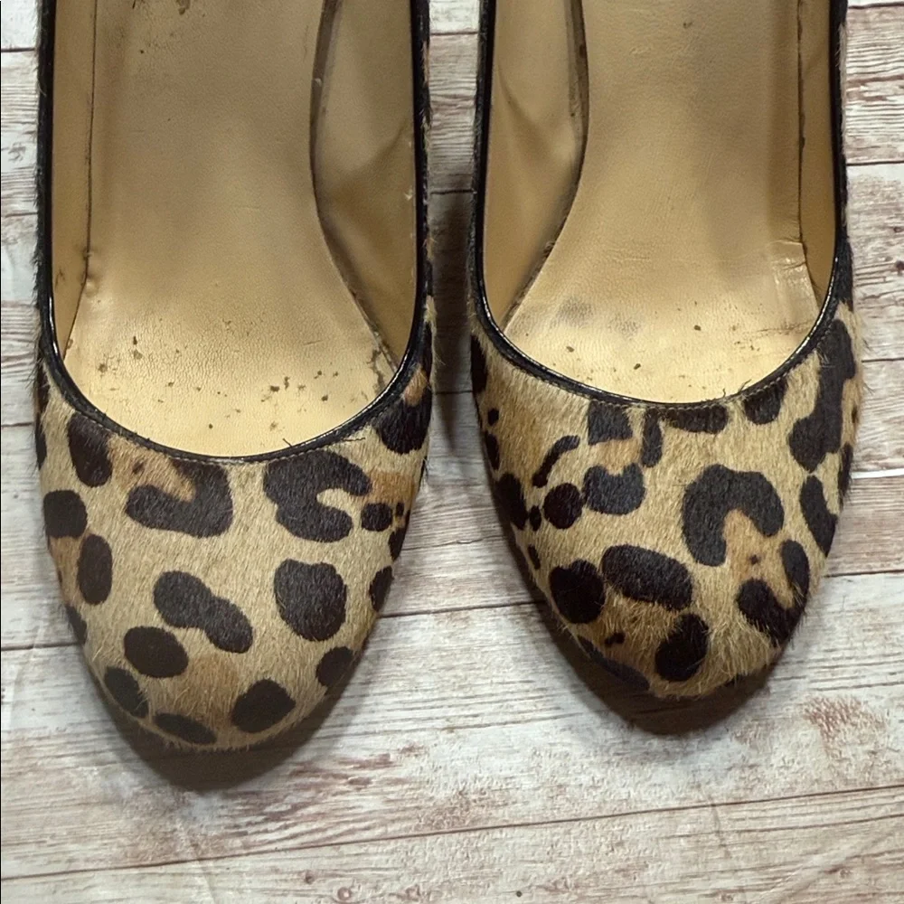 Kate Spade Leopard Print Heels Size 9B